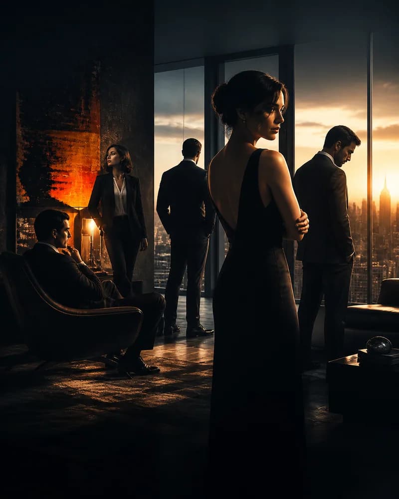 Originele cinematografische scène voor de categorie series